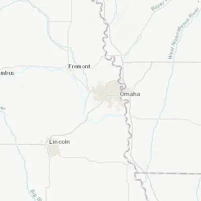 Map showing location of Chalco (41.183890, -96.150300)