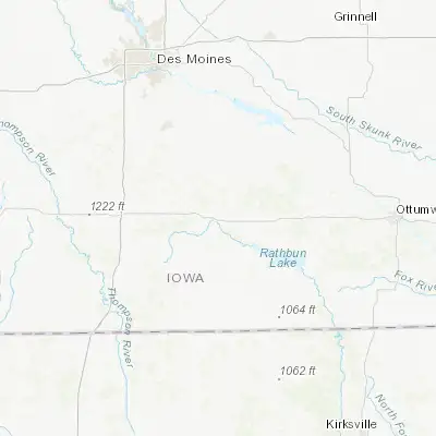 Map showing location of Chariton (41.013890, -93.306600)