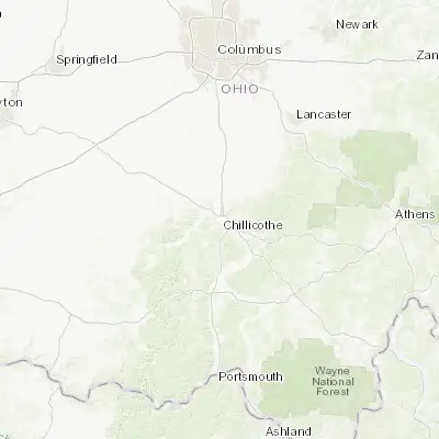 Map showing location of Chillicothe (39.333120, -82.982400)