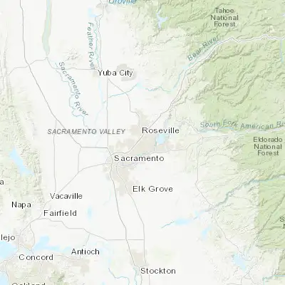 Map showing location of Citrus Heights (38.707120, -121.281060)