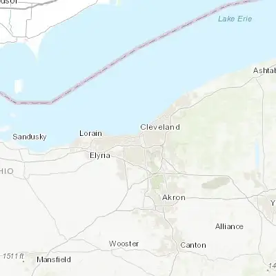 Map showing location of Clark-Fulton (41.464020, -81.709790)