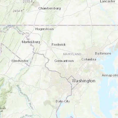 Map showing location of Clarksburg (39.238720, -77.279430)
