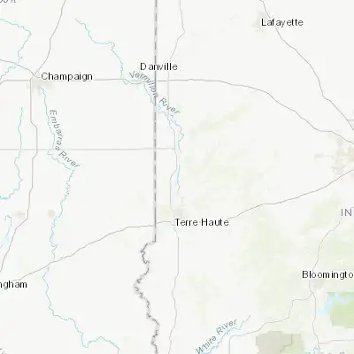 Map showing location of Clinton (39.656980, -87.398070)