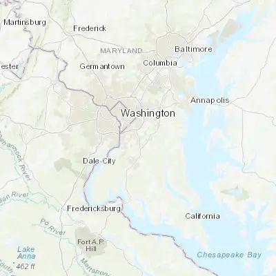Map showing location of Clinton (38.765110, -76.898310)