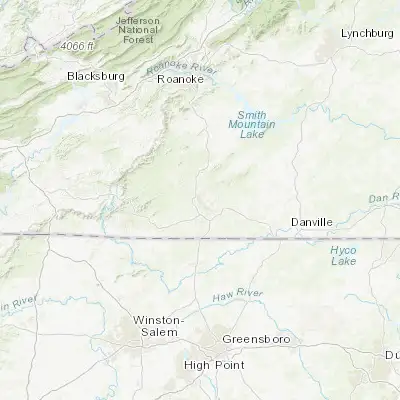Map showing location of Collinsville (36.715140, -79.915320)