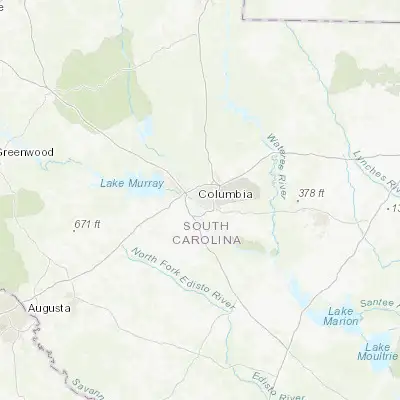 Map showing location of Columbia (34.000710, -81.034810)