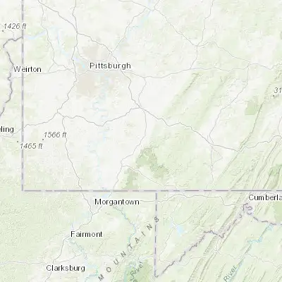Map showing location of Connellsville (40.017850, -79.589480)