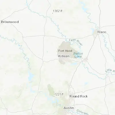 Map showing location of Copperas Cove (31.124060, -97.903080)