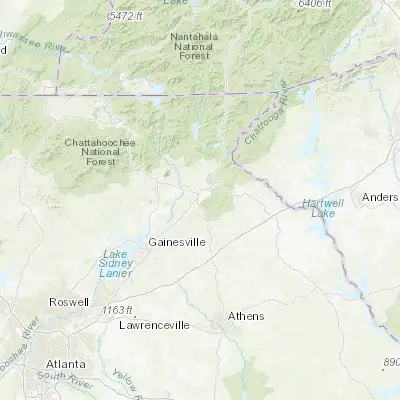 Map showing location of Cornelia (34.511490, -83.527120)