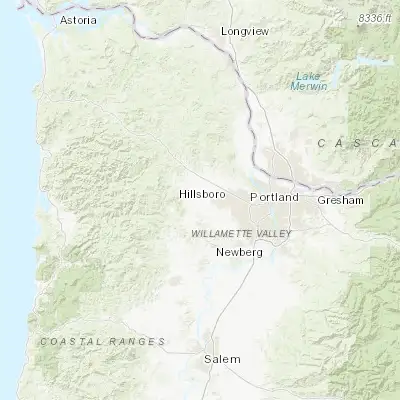 Map showing location of Cornelius (45.519840, -123.059830)