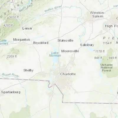 Map showing location of Cornelius (35.486800, -80.860070)