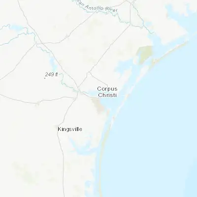 Map showing location of Corpus Christi (27.800580, -97.396380)