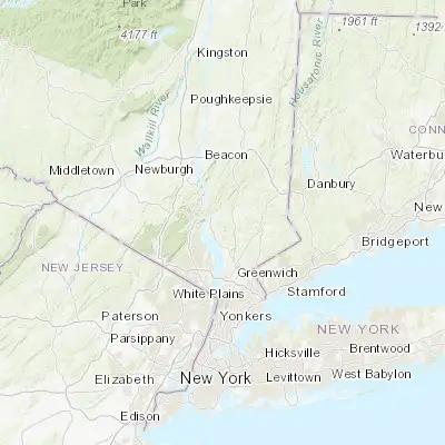 Map showing location of Cortlandt Manor (41.280000, -73.871640)