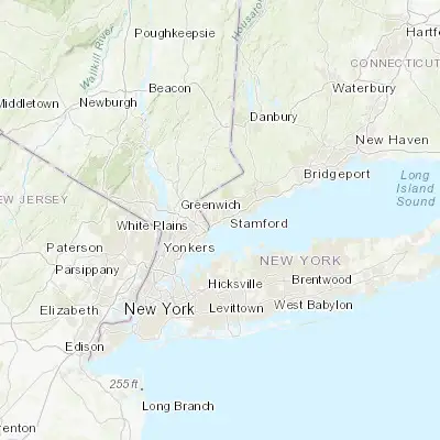 Map showing location of Cos Cob (41.033430, -73.599570)
