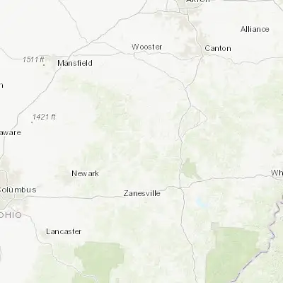 Map showing location of Coshocton (40.272020, -81.859580)