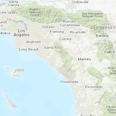 Map showing location of Coto De Caza (33.604190, -117.586990)