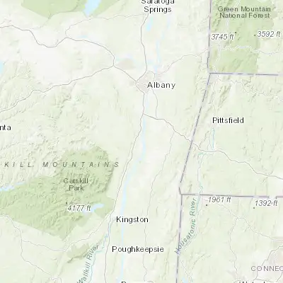 Map showing location of Coxsackie (42.350920, -73.802900)