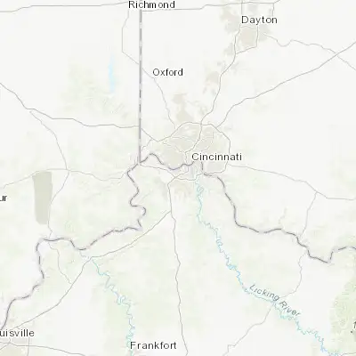 Map showing location of Crestview Hills (39.027280, -84.584940)