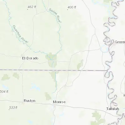 Map showing location of Crossett (33.128180, -91.961240)