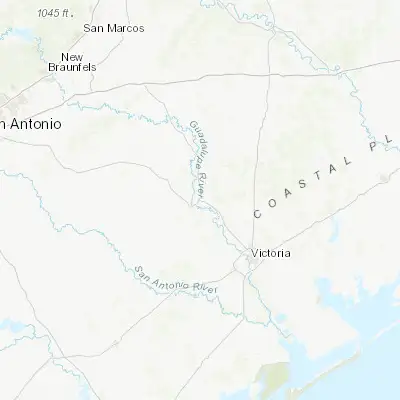 Map showing location of Cuero (29.093870, -97.289160)