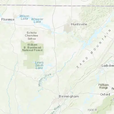 Map showing location of Cullman (34.174820, -86.843610)