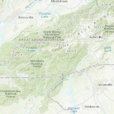 Map showing location of Cullowhee (35.313710, -83.176530)