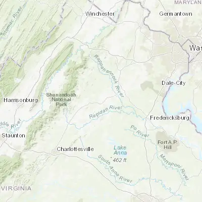 Map showing location of Culpeper (38.473180, -77.996660)