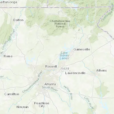 Map showing location of Cumming (34.207320, -84.140190)