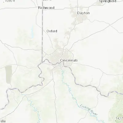 Map showing location of Dayton (39.112840, -84.472720)