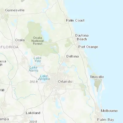 Map showing location of DeBary (28.883050, -81.308680)