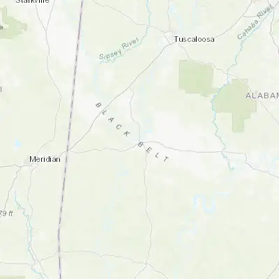 Map showing location of Demopolis (32.517640, -87.836400)