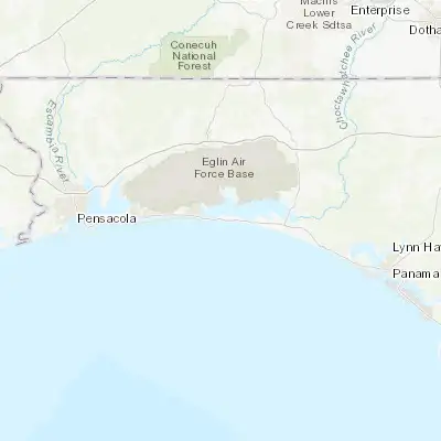 Map showing location of Destin (30.393530, -86.495780)