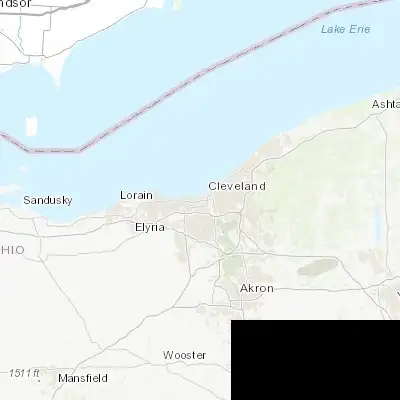 Map showing location of Detroit-Shoreway (41.477720, -81.729910)
