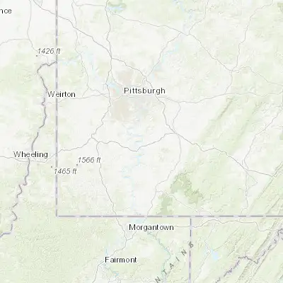 Map showing location of Donora (40.173400, -79.857550)