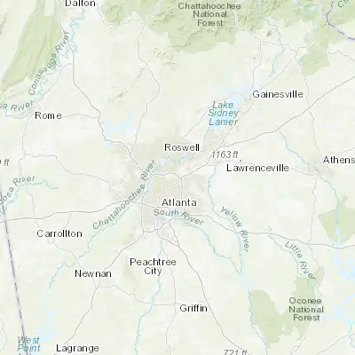 Map showing location of Doraville (33.898160, -84.283260)
