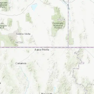 Map showing location of Douglas (31.344550, -109.545340)