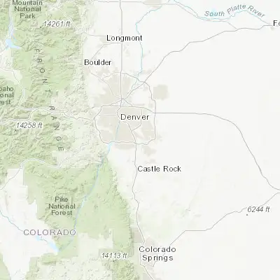 Map showing location of Dove Valley (39.577710, -104.829400)