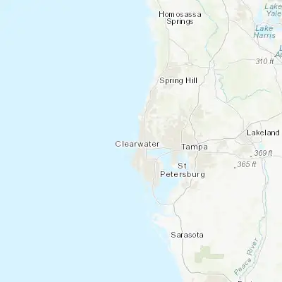 Map showing location of Dunedin (28.019900, -82.773230)