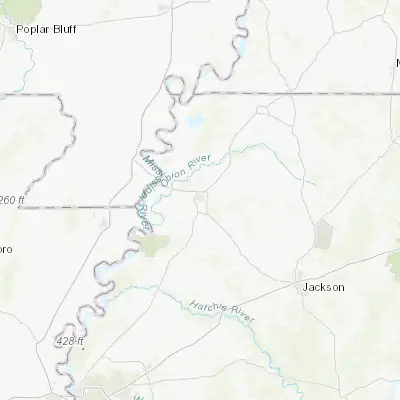 Map showing location of Dyersburg (36.034520, -89.385630)