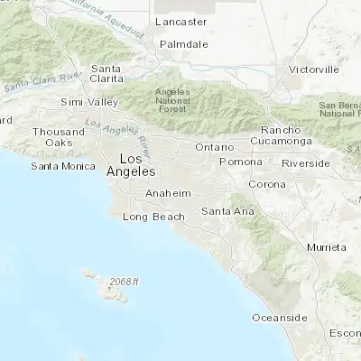 Map showing location of East La Mirada (33.924460, -117.988950)