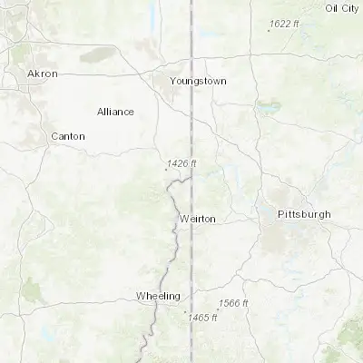 Map showing location of East Liverpool (40.618680, -80.577290)