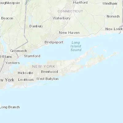 Map showing location of East Shoreham (40.944820, -72.879550)