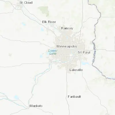 Map showing location of Eden Prairie (44.854690, -93.470790)