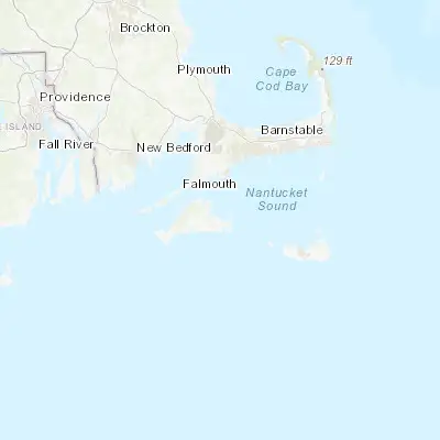 Map showing location of Edgartown (41.389010, -70.513360)