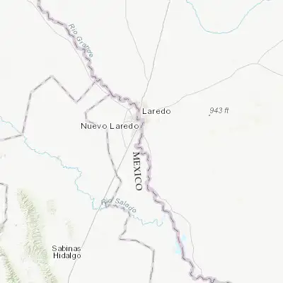 Map showing location of El Cenizo (27.352240, -99.492540)