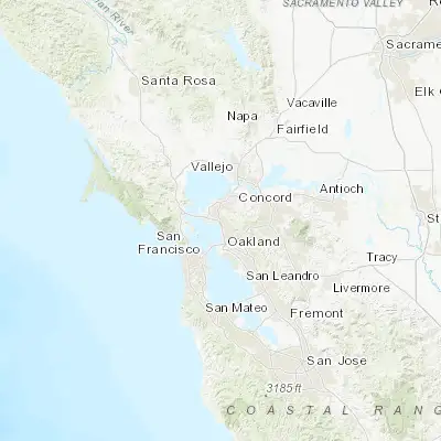 Map showing location of El Cerrito (37.915760, -122.311640)