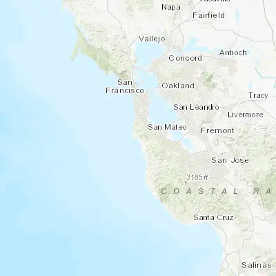 Map showing location of El Granada (37.502720, -122.469420)