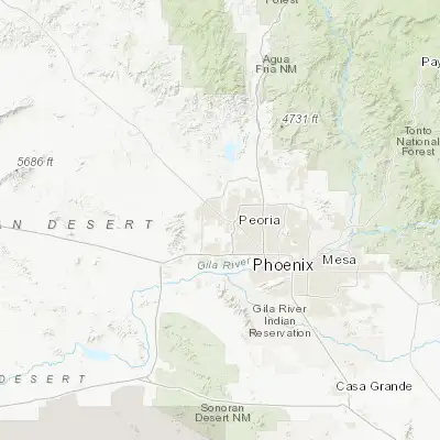 Map showing location of El Mirage (33.613090, -112.324600)