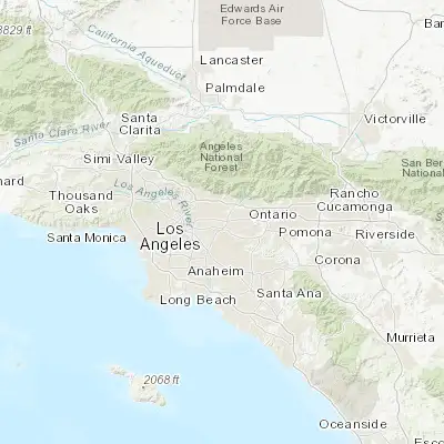 Map showing location of El Monte (34.068620, -118.027570)
