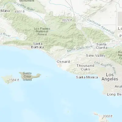 Map showing location of El Rio (34.235780, -119.163830)